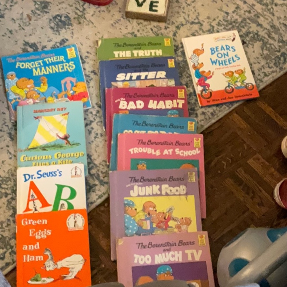 Children's Books - Berenstain Bears and Dr. Seuss.  From the 80’s